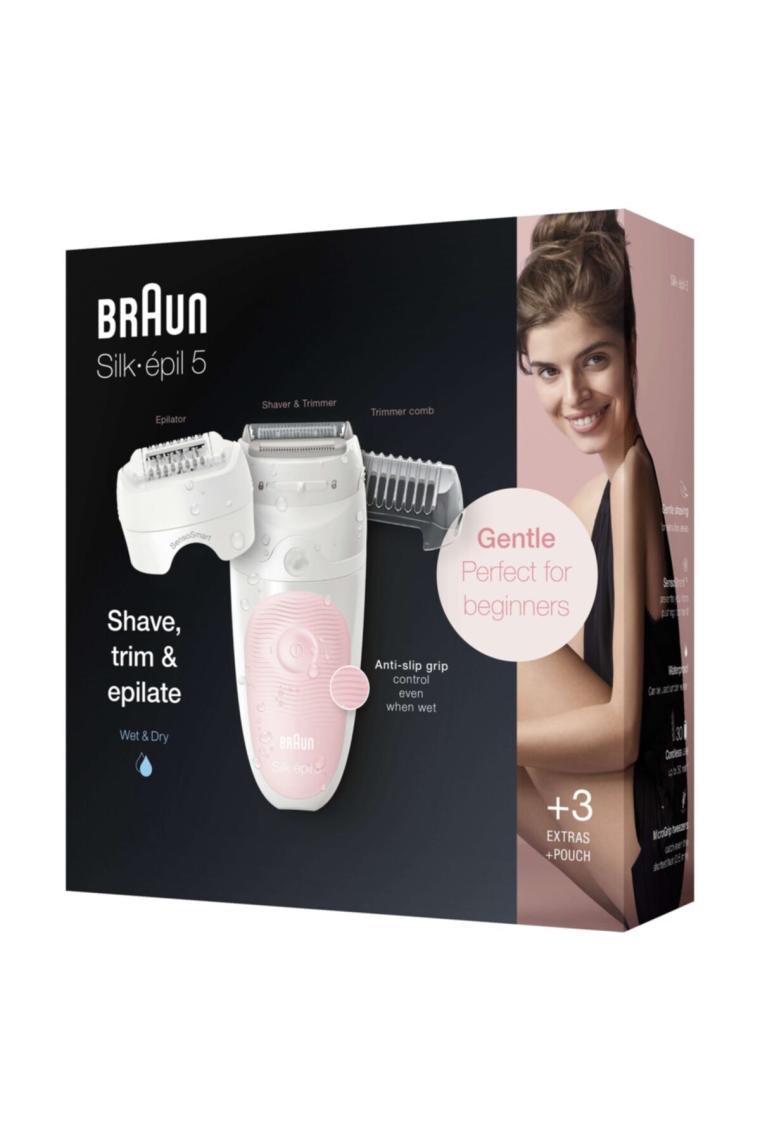 Tıraş Başlığı Dahil 4 Adet Ekstra Ile Silk-épil 5-620 Islak Ve Kuru Epilatör