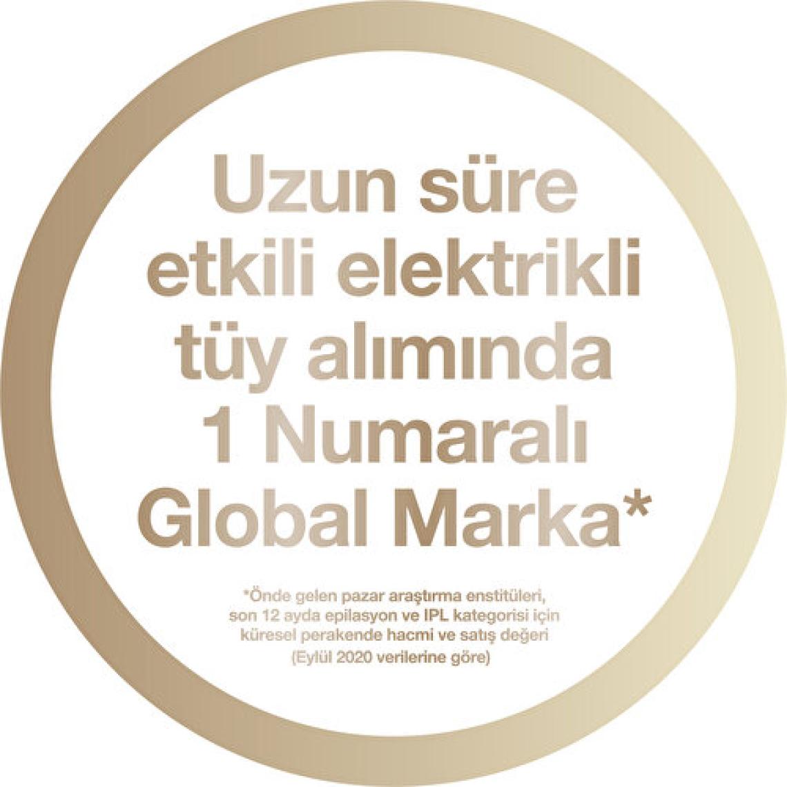 Braun Silk-épil 9 Flex 9010 SensoSmart Kablosuz Islak & Kuru 6 Ek Parçalı 3'ü 1 Arada Epilatör
