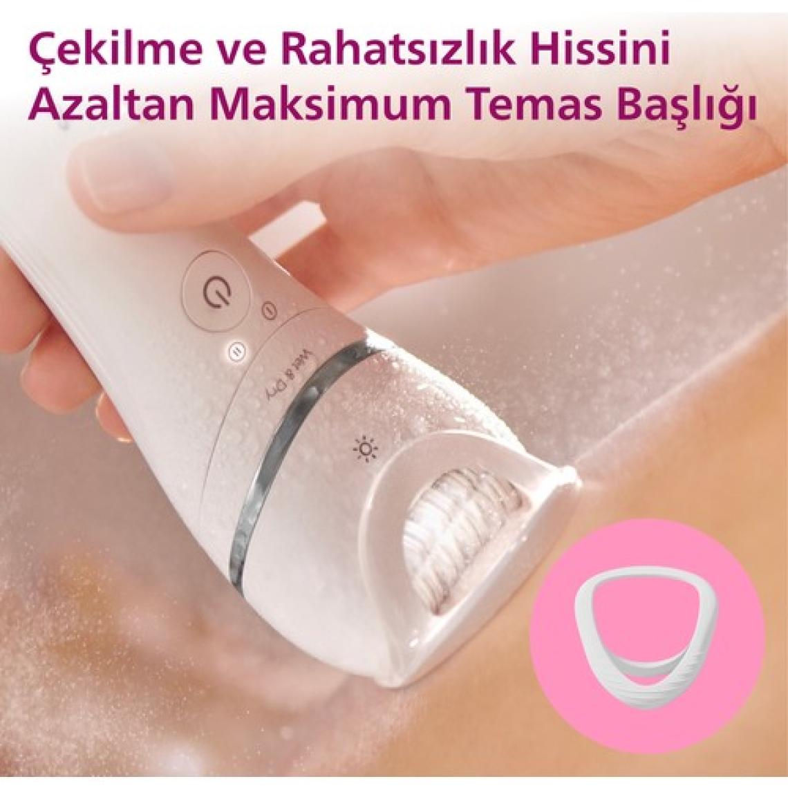 PHILIPS 8000 SERISI BRE700/05 ISLAK KURU EPILASYON ALETI