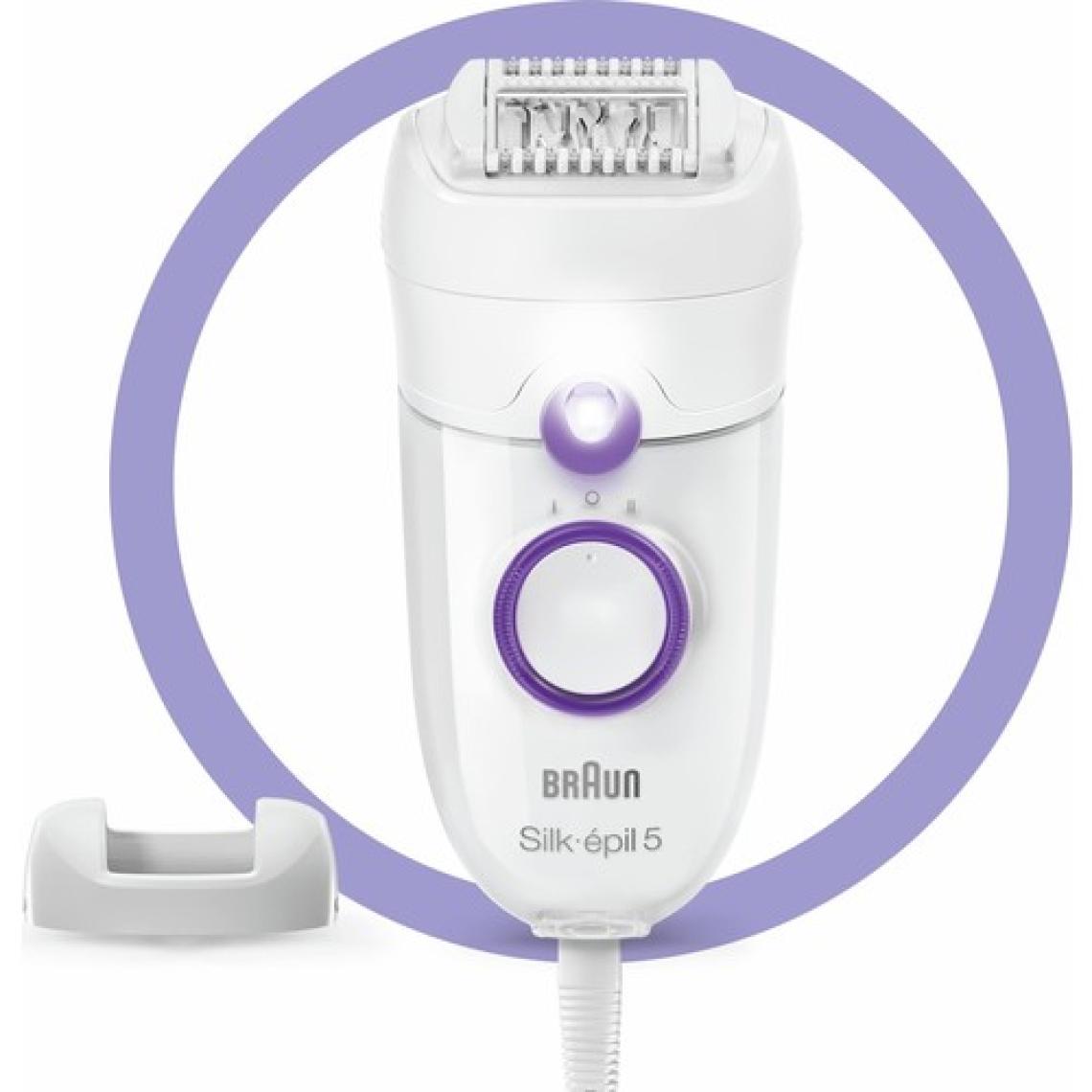 Braun Silk-épil 5 5505 Kablolu Kuru Kullanım Epilatör, Smartlight, Daraltıcı Başlık