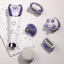 Veryfit 6 Başlıklı Masaj Pedikür Epilatör (Yüz+Koltuk Altı+Bikini Bölgesi+Bacak) Islak Ve Kuru Kablosuz