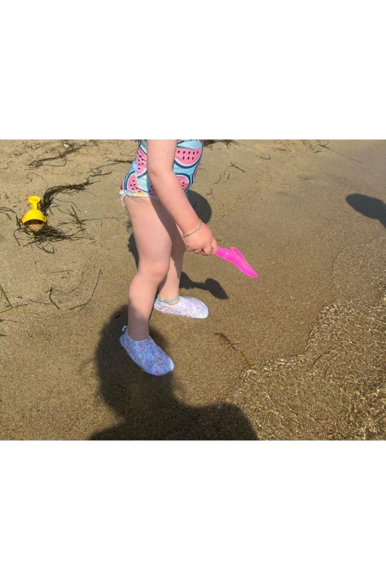 Kaydırmaz Taban, Unisex Bebek, Çocuk Deniz Ayakkabısı, Havuz Patiği, Deniz Anası
