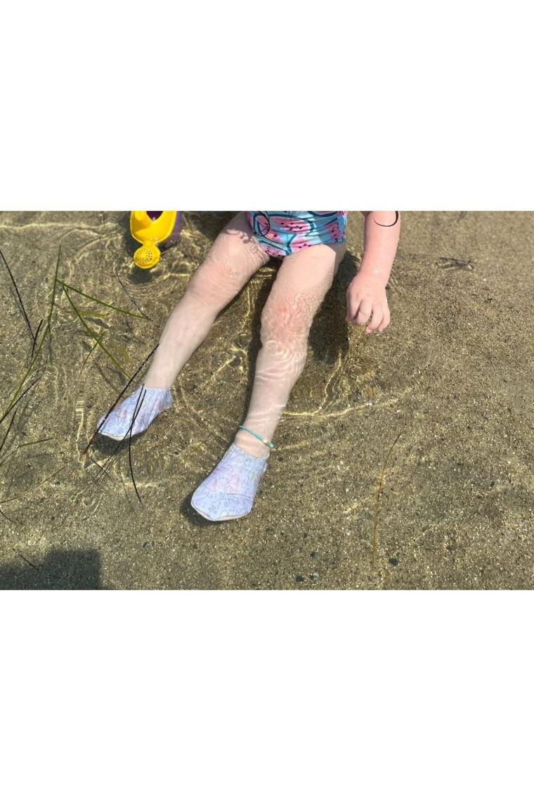 Kaydırmaz Taban, Unisex Bebek, Çocuk Deniz Ayakkabısı, Havuz Patiği, Deniz Anası