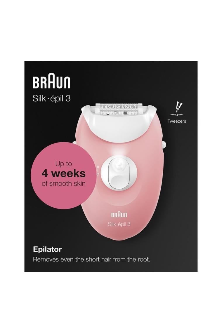 Silk-épil 3 3176 Smartlight, 2 Hız Ayarı, Kablolu Epilatör