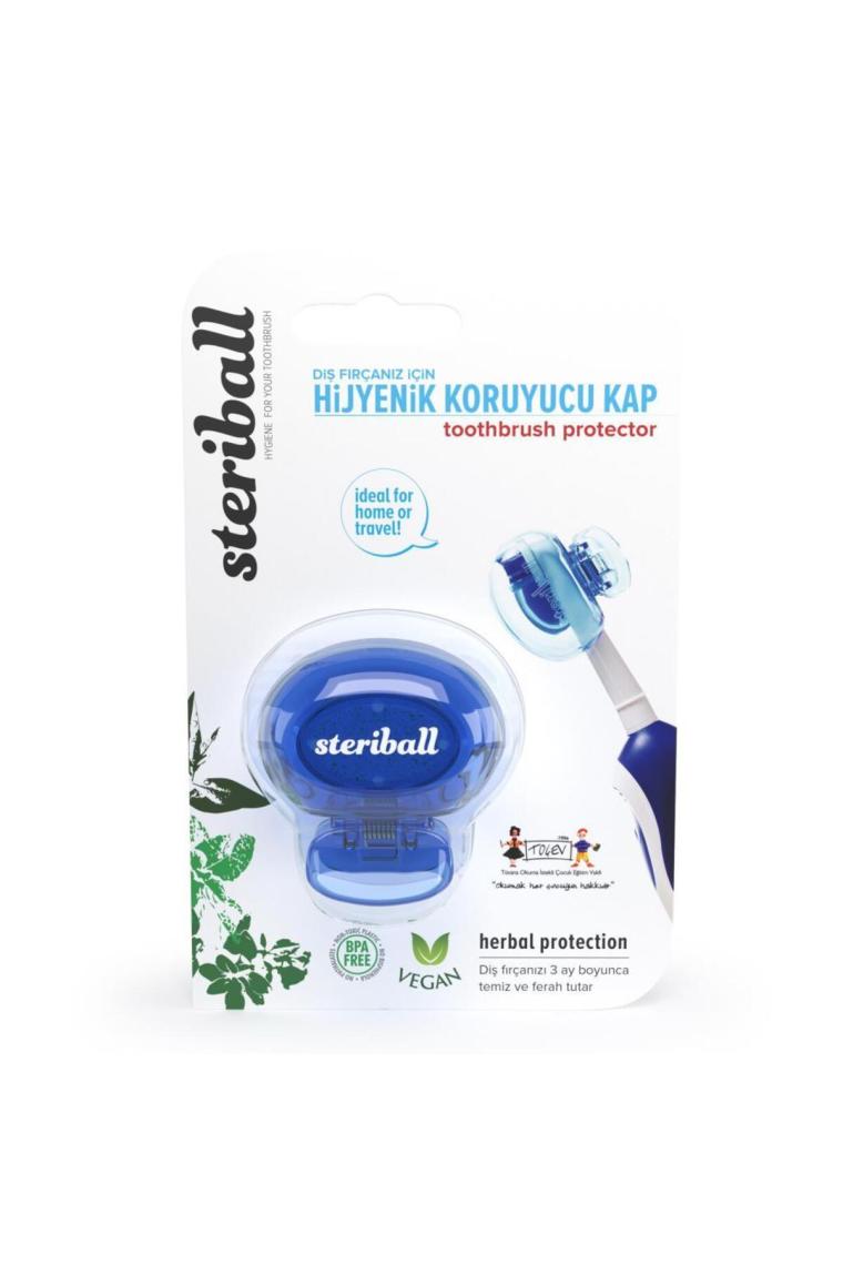 Steriball Diş Fırçası Koruma Kabı Mavi