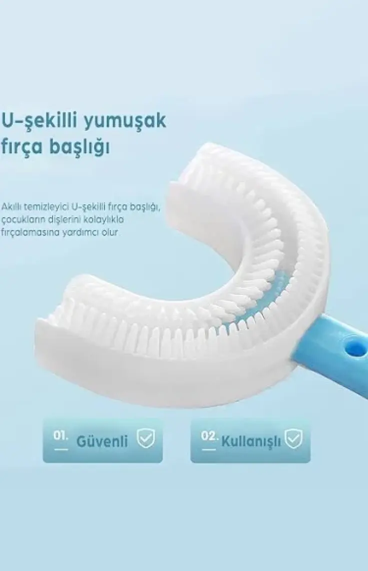 Mas Lord U Şekli Bebek Diş Fırçası 2'li