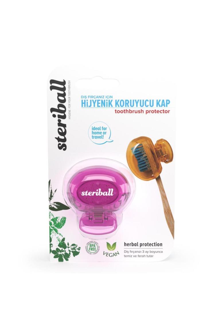 Steriball Diş Fırçası koruma Kabı Pembe