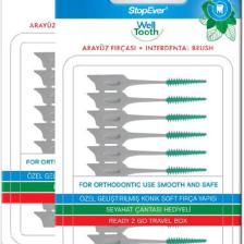 Stopever Well Tooth Arayüz Fırçası Normal Boy 2 Paket- 80 Adet