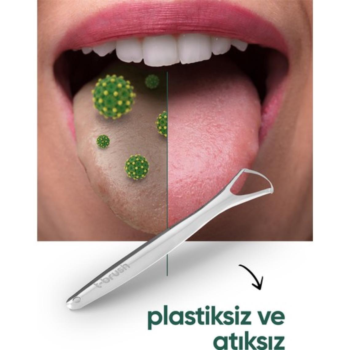 Paslanmaz Çelik Dil Temizleyici / Dil Sıyırıcı