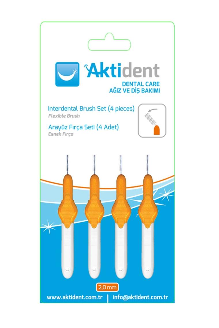 Arayüz Fırça Seti 0.45 Mm Turuncu 4 Adet