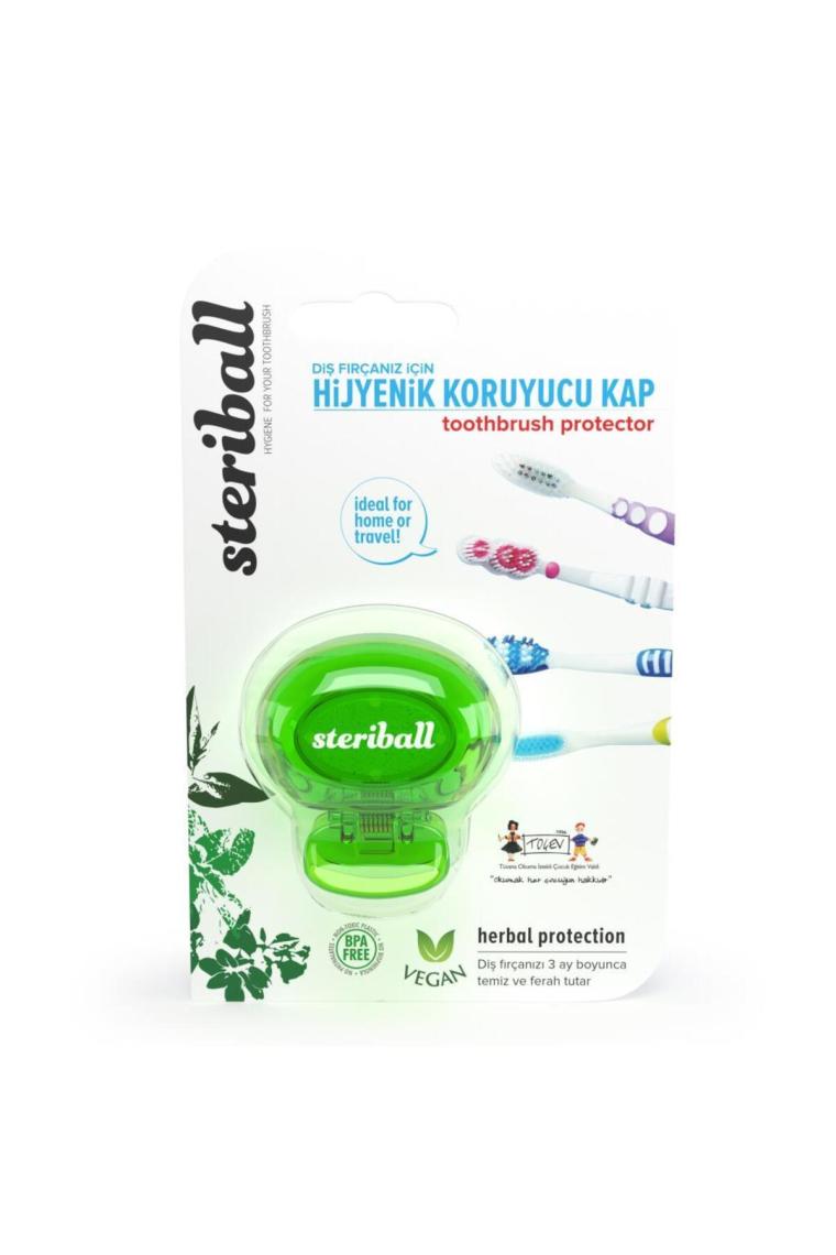 Steriball Diş Fırçası Koruma Kabı Yeşil