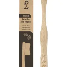 Nano Vegan Bambu Diş Fırçası - Ultra Soft (Hassas Dişler için) - Beyaz Renk - Plastiksiz