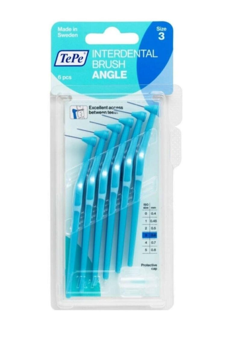 Angle Arayüz Fırçası Mavi 0.6 Mm 6 Lı