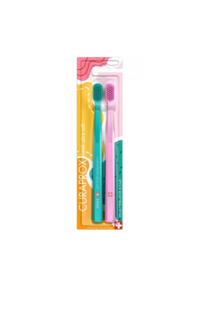 5460 Ultrasoft Diş Fırçası - Yeşil Pembe Ikili Paket