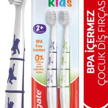 2+ Yaş Yapışkan Tabanlı Ekstra Yumuşak Bpa Içermeyen Çocuk Diş Fırçası