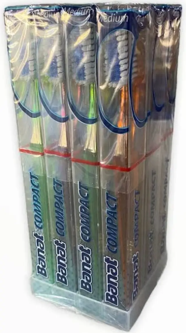 Banat Diş Fırçası Compact Orta-12'li Paket