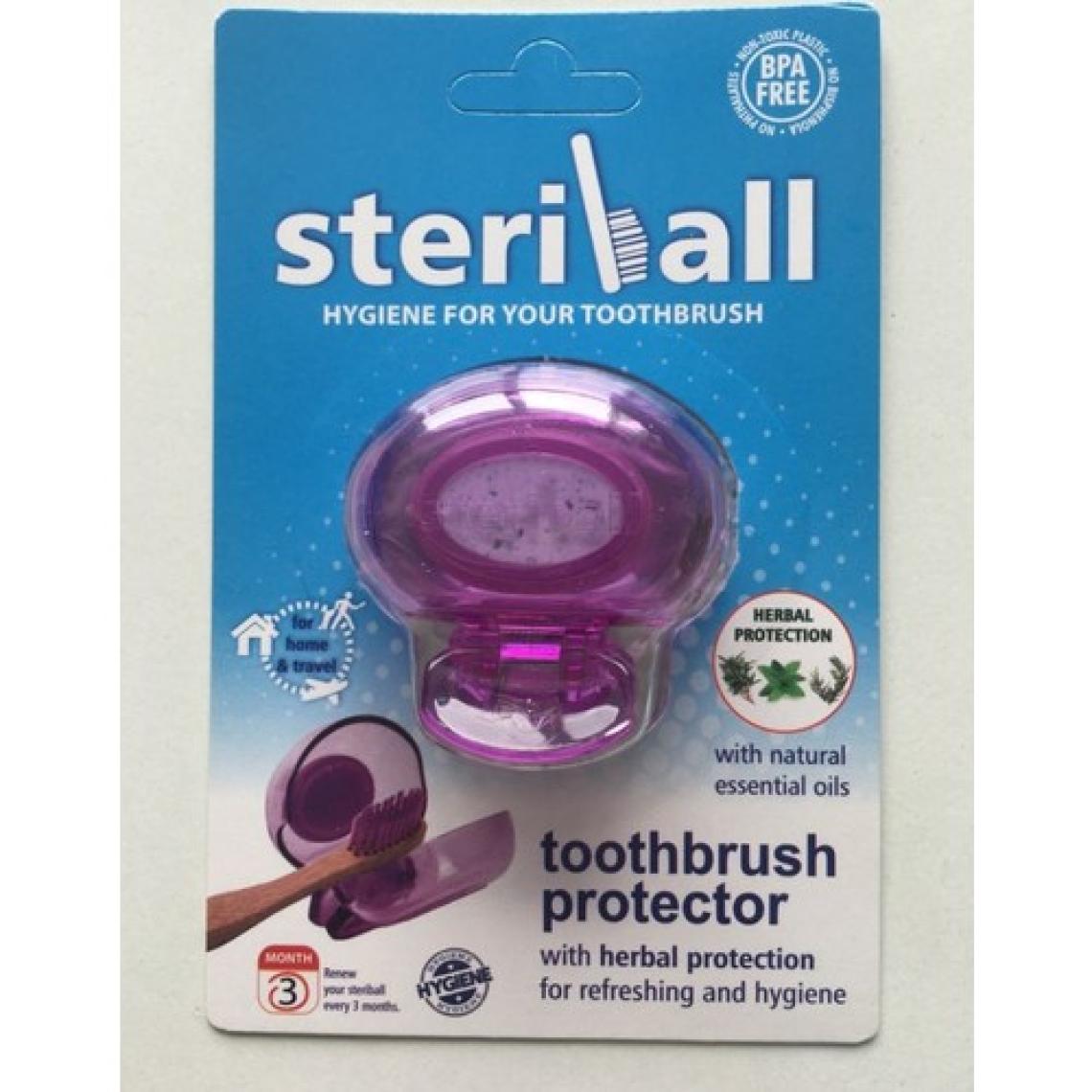 Steriball Diş Fırçası Koruma Kabı Mor