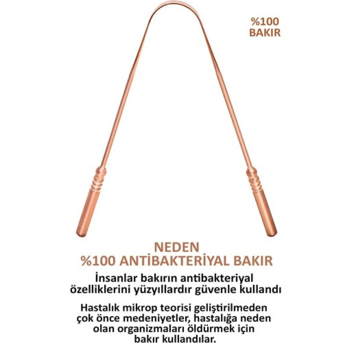 Morport Dil Temizleyici Bakır Ağız Bakım Fırçası Dil Sıyırıcı