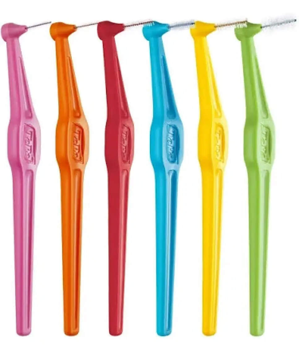 Tepe Angle Saplı Arayüz Fırçası Kırmızı 0,5 Mm 6 Lı