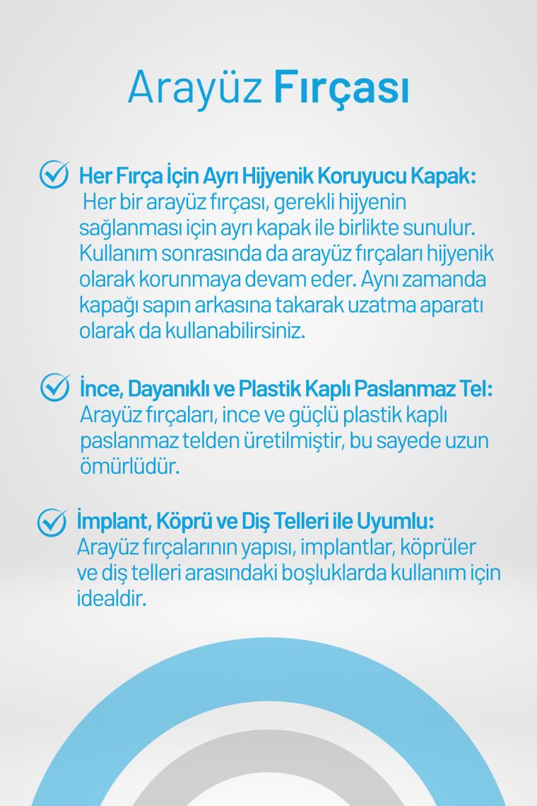 Aktident Arayüz Fırça Seti Pembe 6'lı