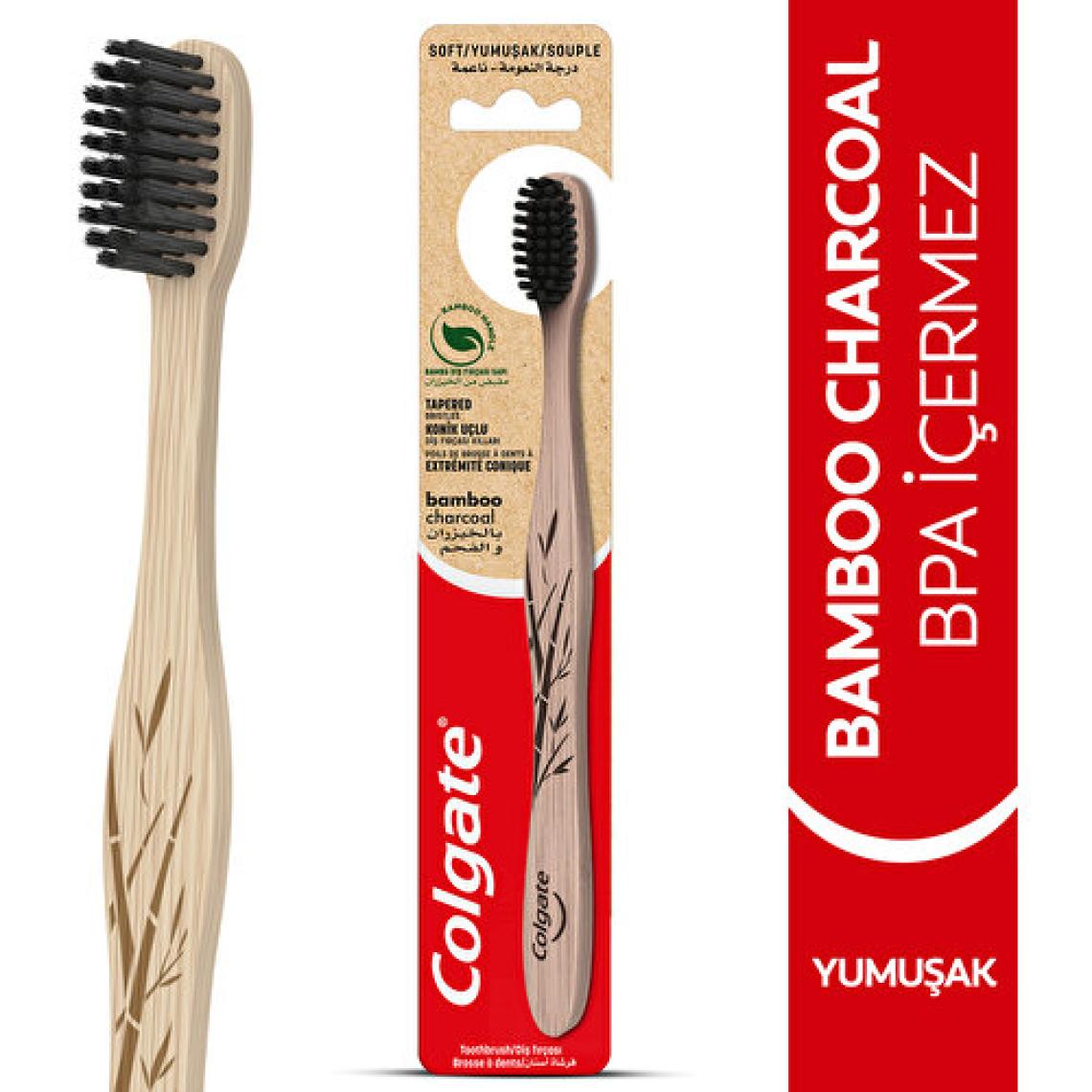Colgate Bamboo Charcoal Yumuşak Diş Fırçası