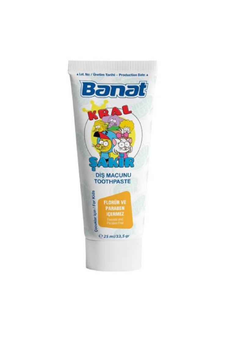 Kral Şakir Çocuk Diş Fırçası Seti (25 Ml Diş Macunlu)
