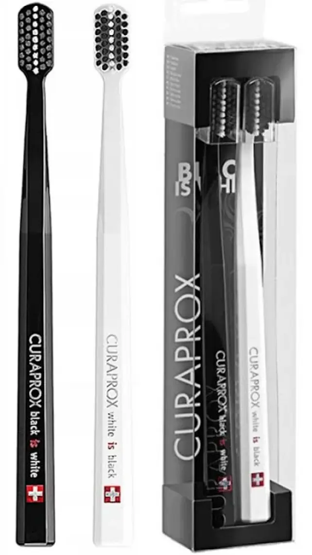 Curaprox 2 Li Diş Fırçası  Black & White Temalı Özel Seri