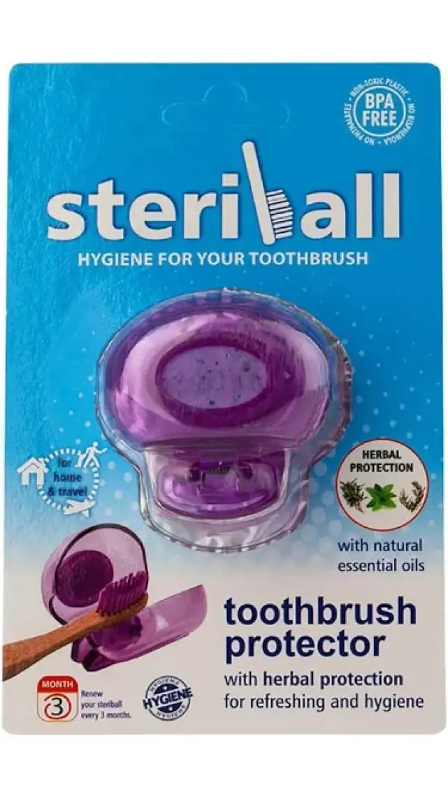 Steriball Diş Fırçası Koruma Kabı-Mor