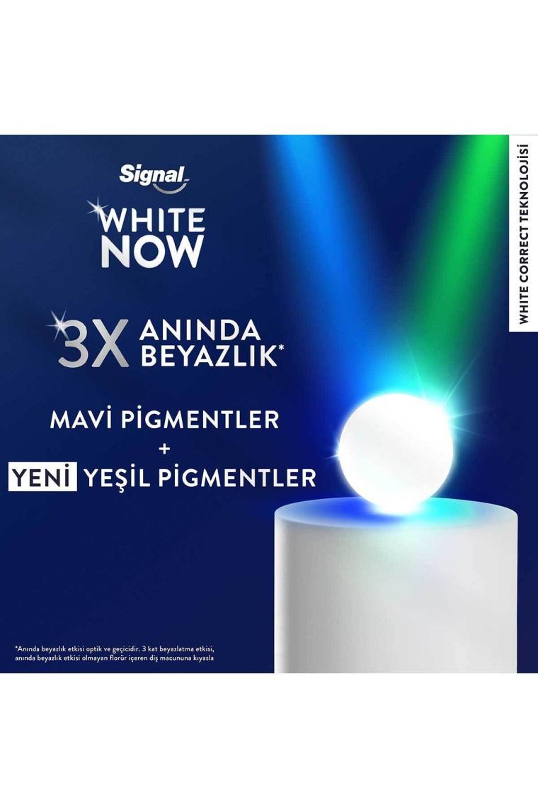 Signal White Now Diş Macunu 14 ml + Diş Fırçası Seyahat Seti 2li