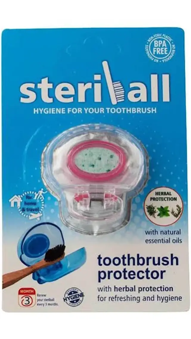 Steriball Diş Fırçası Koruma Kabı-Şeffaf