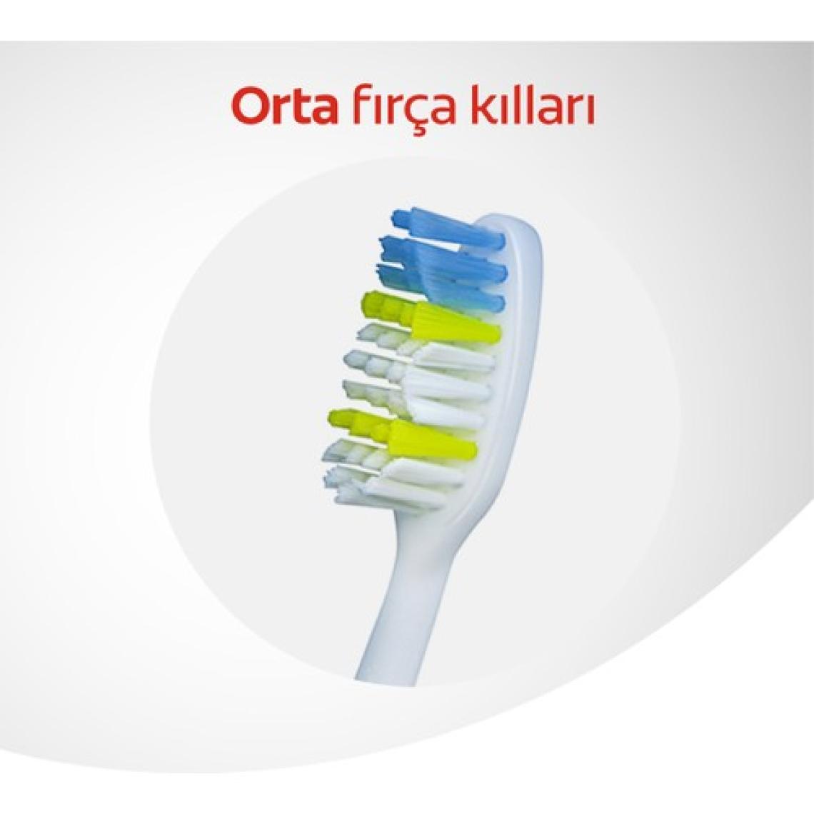 Colgate Extra CleanDil Temizleyicili Arka Dişlere Uzanan Orta Diş Fırçası 2+1