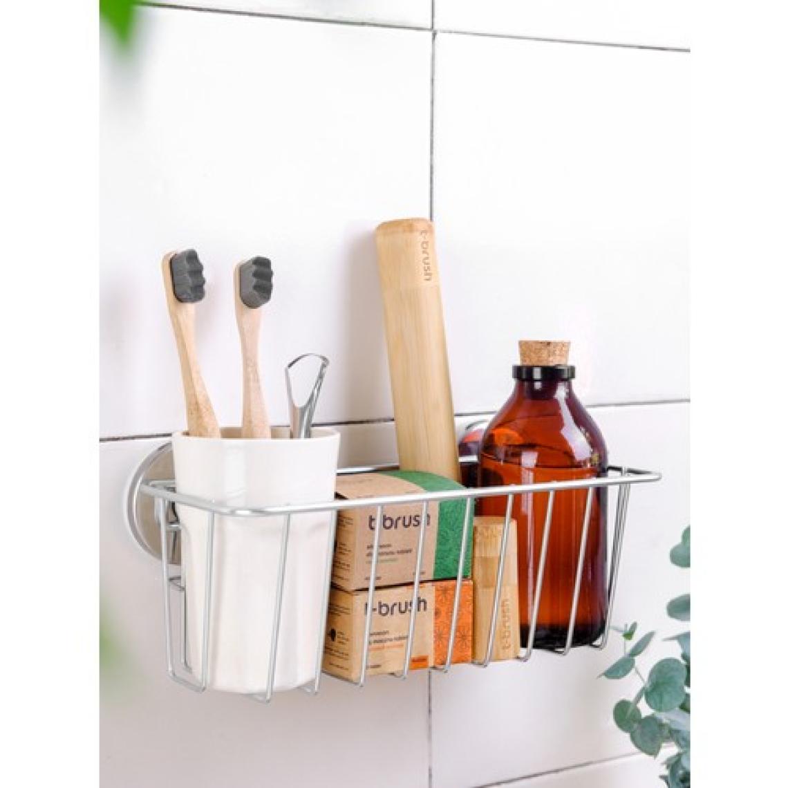 Nano Vegan Bambu Diş Fırçası - Ultra Soft (Hassas Dişler için) - Koyu Gri - Plastiksiz
