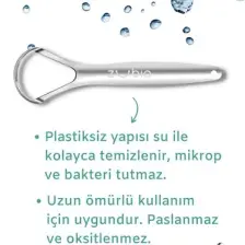 Zubio Paslanmaz Çelik Dil Temizleyici Dil Sıyırıcı