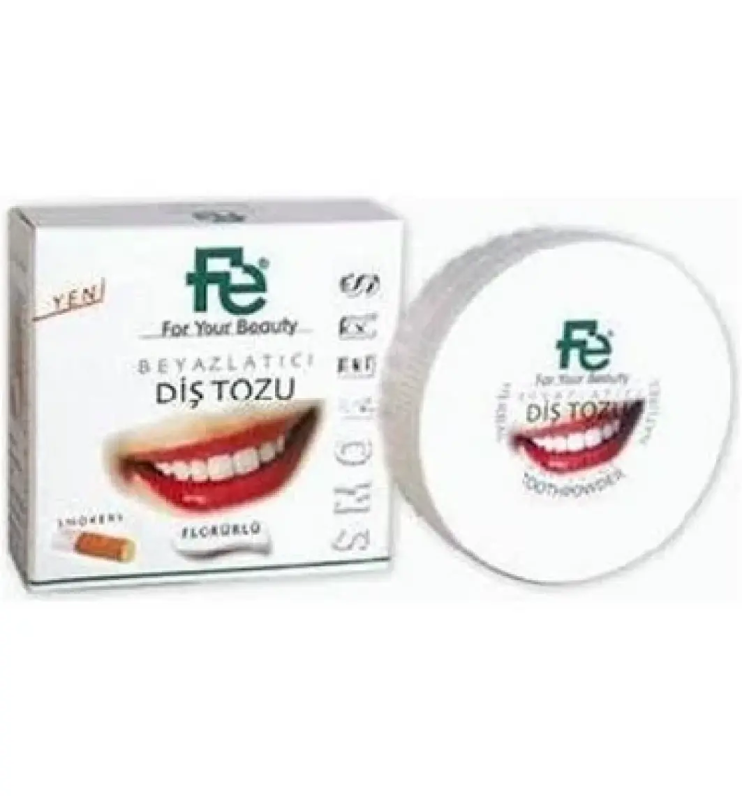 Fe Beyazlatıcı Diş Tozu Smokers Naneli 50 gr
