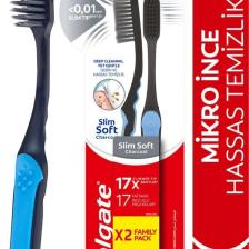 Mikro Ince Charcoal Hassas Temizlik Yumuşak Diş Fırçası 1 1