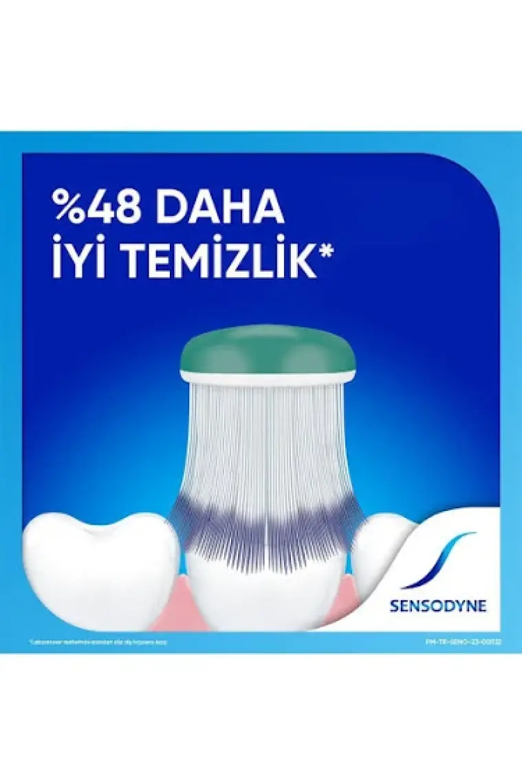 Sensodyne Orta Sertlikte Diş Fırçası - Duoflex Boyun Tasarımı, Manuel, 4'lü Paket, Hassas Diş ve Diş Eti Koruma