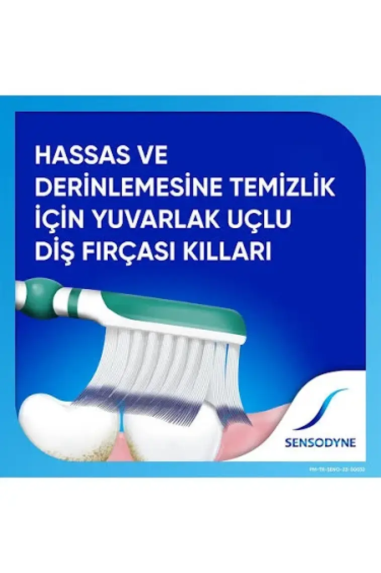 Sensodyne Orta Sertlikte Diş Fırçası - Duoflex Boyun Tasarımı, Manuel, 4'lü Paket, Hassas Diş ve Diş Eti Koruma