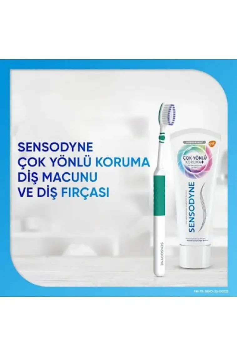 Sensodyne Orta Sertlikte Diş Fırçası - Duoflex Boyun Tasarımı, Manuel, 4'lü Paket, Hassas Diş ve Diş Eti Koruma