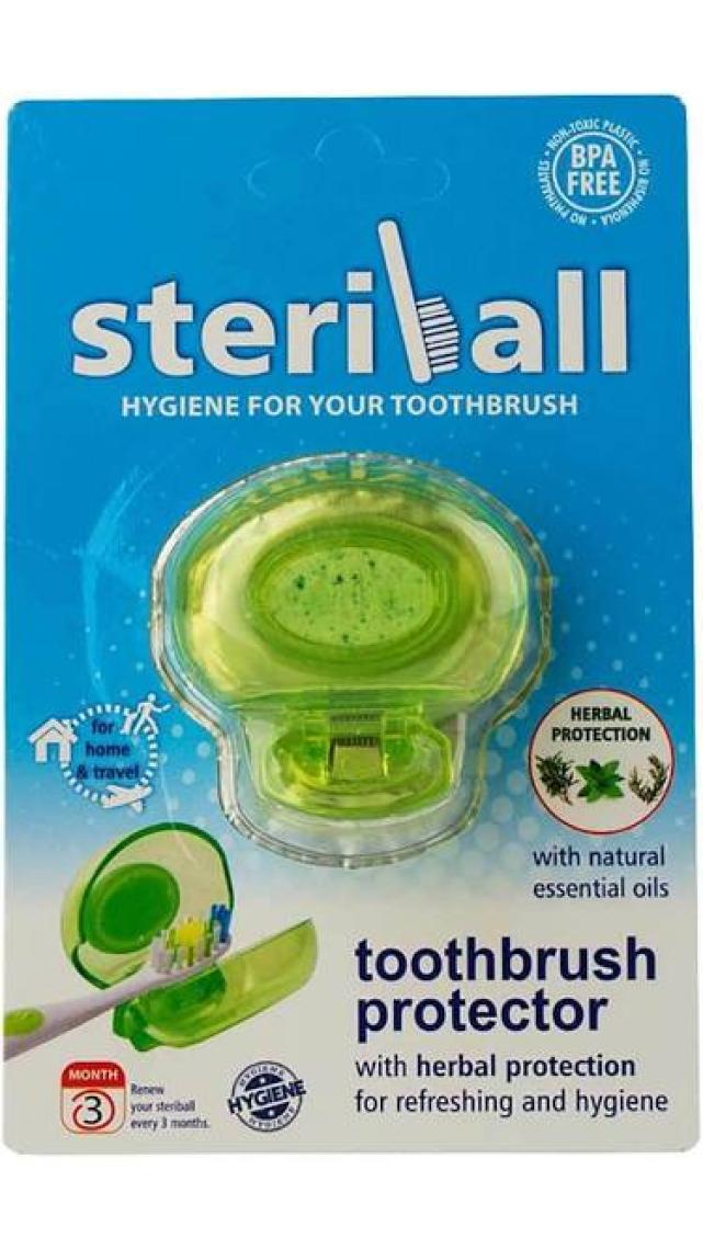 Steriball Diş Fırçası Koruma Kabı-Şeffaf