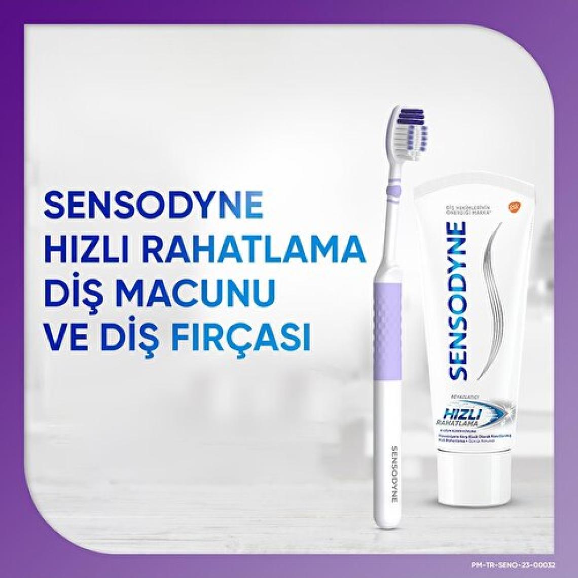 Sensodyne Hızlı Rahatlama Diş Fırçası Yumuşak 1+1