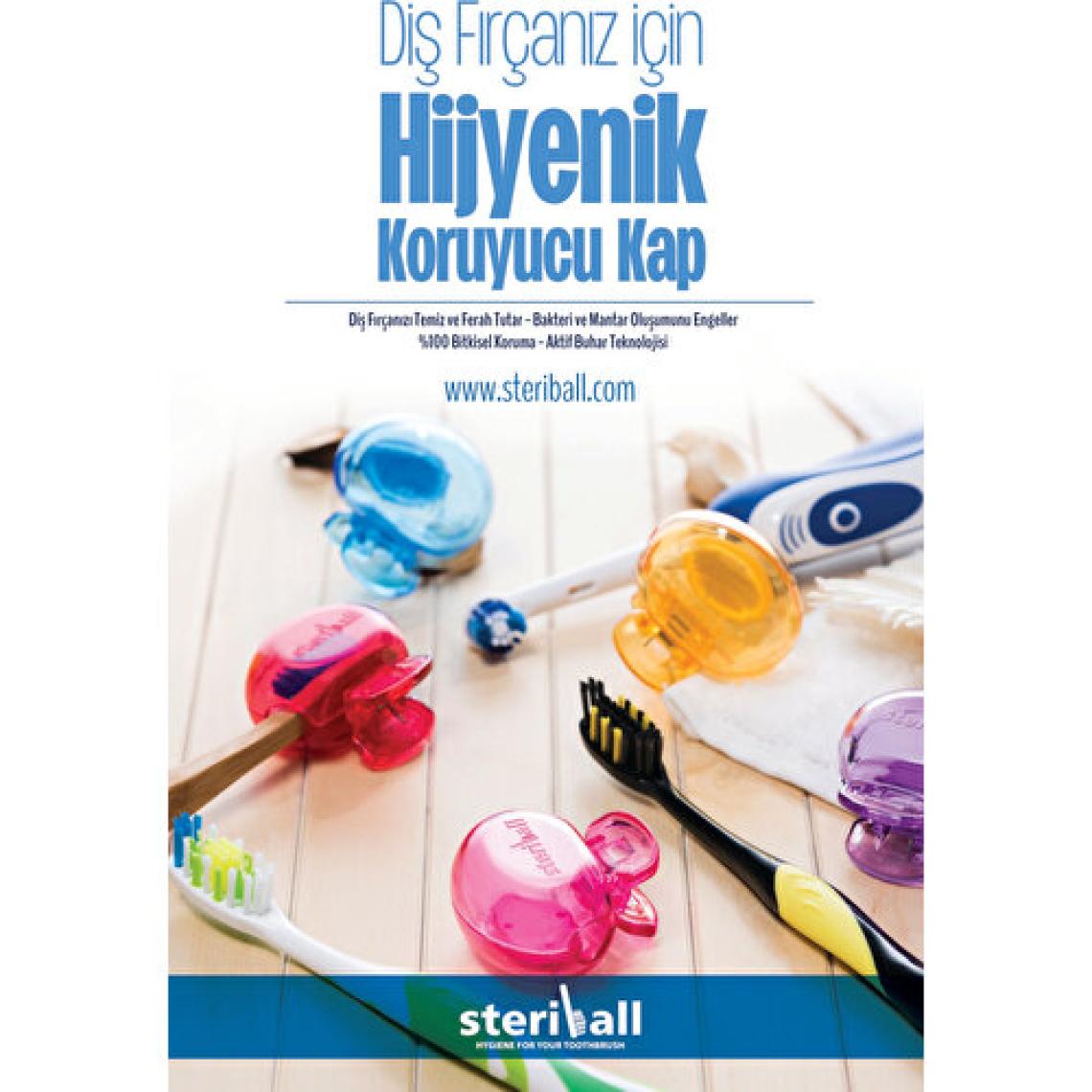 Steriball Diş Fırçası Koruma Kabı Turuncu