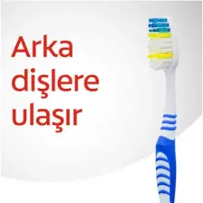 Colgate Extra Clean Dil Temizleyicili Arka Dişlere Uzanan Orta Diş Fırçası 1+1
