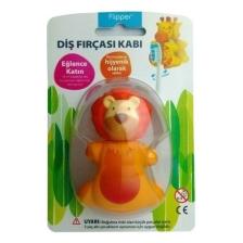 R.O.C.S. Flipper Aslan Desenli Hijyenik Diş Fırçası Kabı - Dayanıklı Plastik Seyahat ve Saklama Kutusu