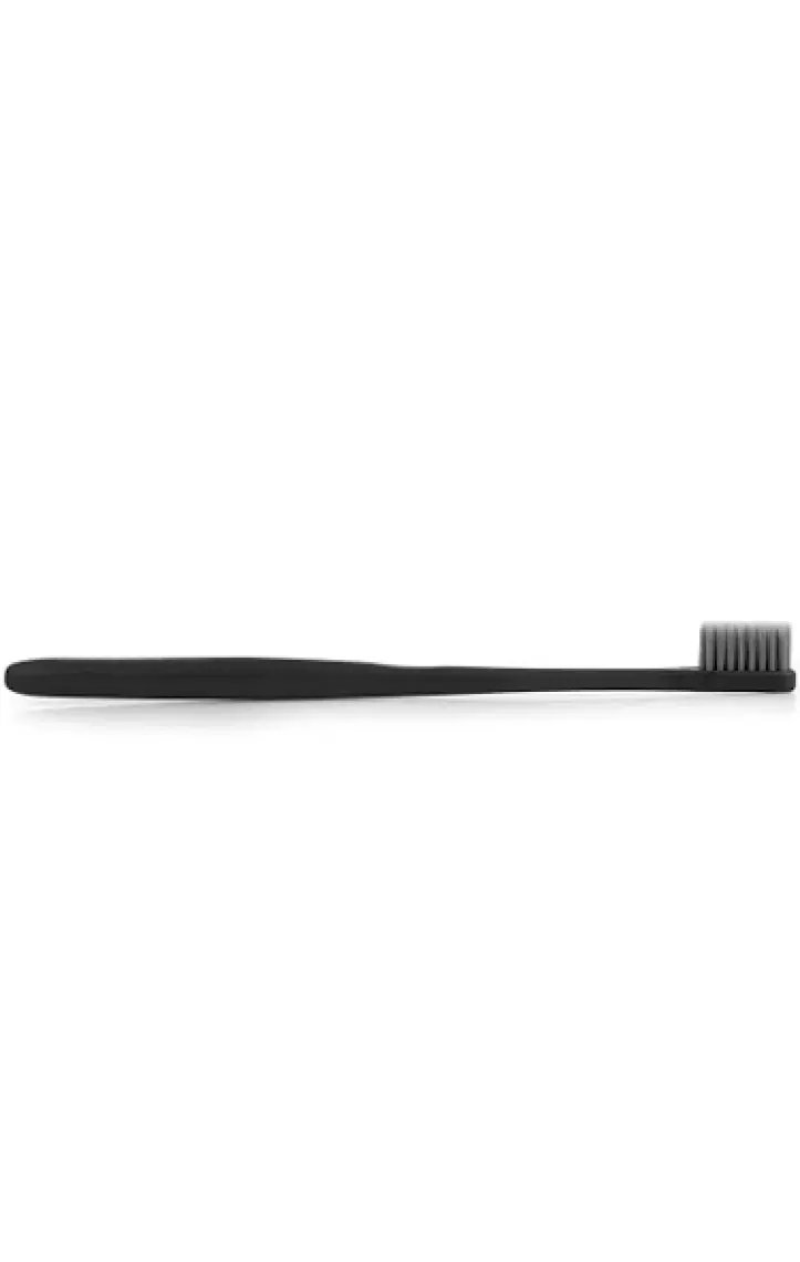 T-Brush Bioçözünür Vegan Diş Fırçası - Siyah Renk - Orta Sert
