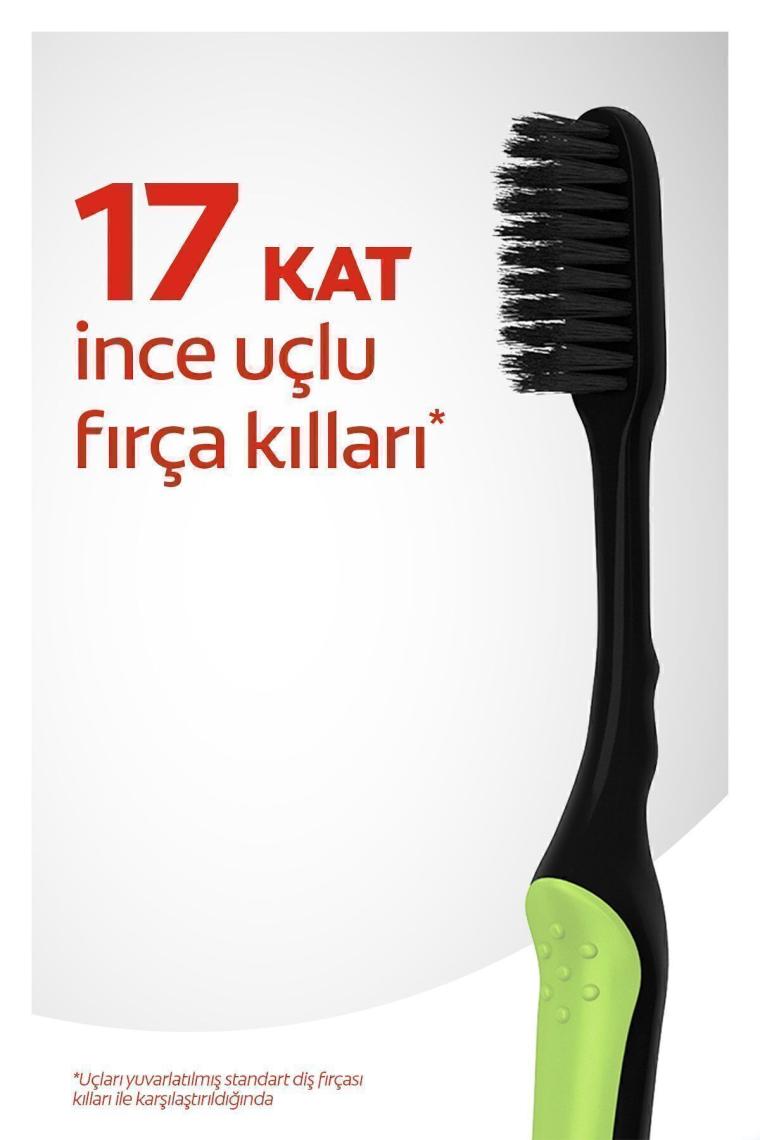 Colgate Mikro Ince Charcoal Derin Ve Hassas Temizlik Yumuşak Diş Fırçası
