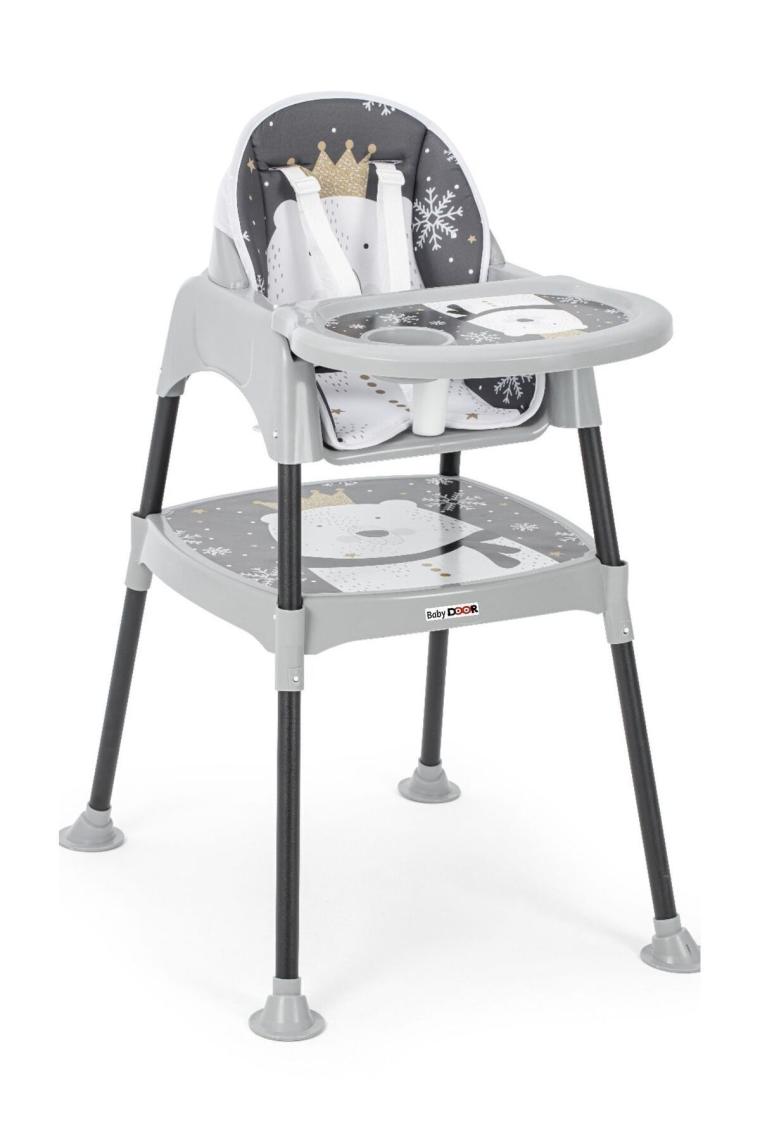 Panda & Mama Çalışma Masalı Pedli Mama Sandalyesi 3 In 1