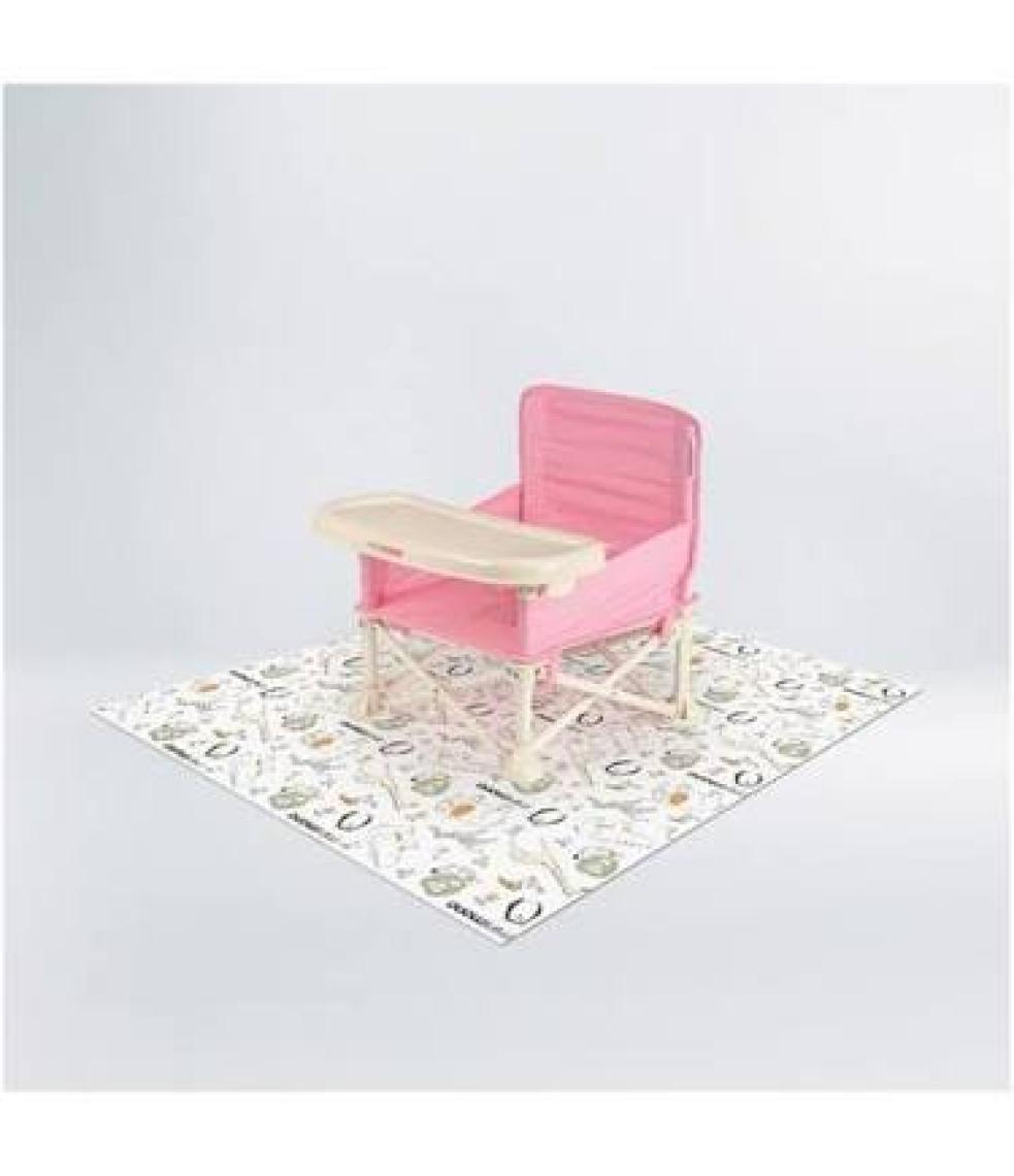 Minimono Mama Sandalyesi Altı ve Aktivite Örtüsü -Kullan At Ek Gıda Örtüsü - 100x120 cm - 3'lü Paket 30 Adet