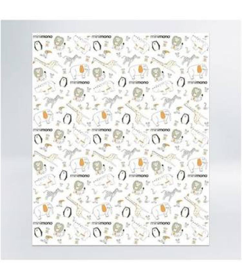 Minimono Mama Sandalyesi Altı ve Aktivite Örtüsü -Kullan At Ek Gıda Örtüsü - 100x120 cm - 3'lü Paket 30 Adet