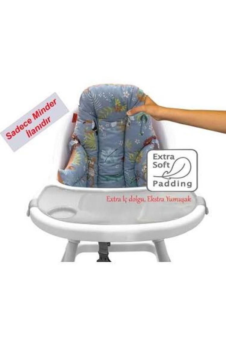 Holmer Leke Tutmaz Organik Mama Sandalyesi Minderi & Kılıfı Md