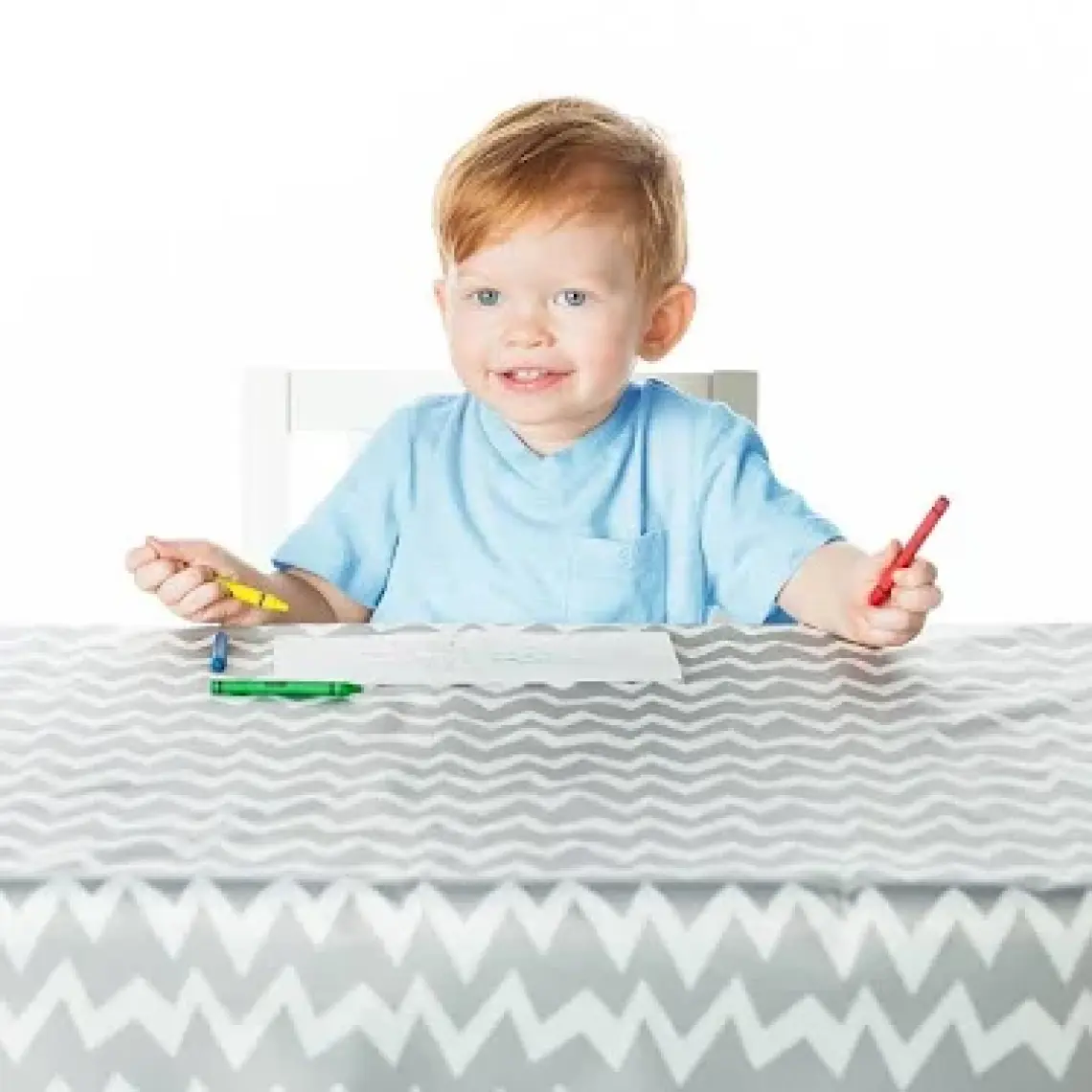 Bumkins Splat Mat - Çok Amaçlı Örtü - Gray Chevron